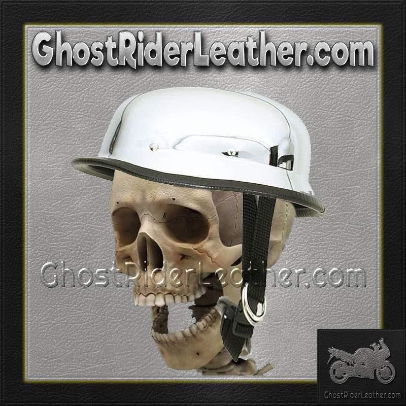 Novelty Motorcycle Helmet - Chrome - German - HC102-DL - Image 2