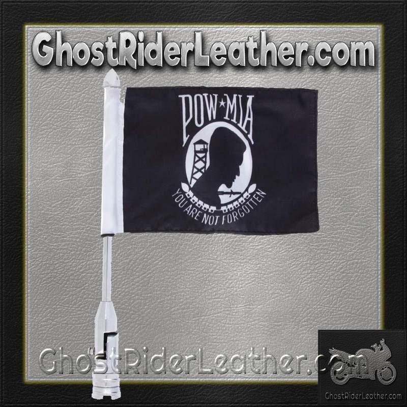 Motorcycle Flag Pole Mount - POW MIA Flag - Accessories - BKFLAGPM-DS - Image 3
