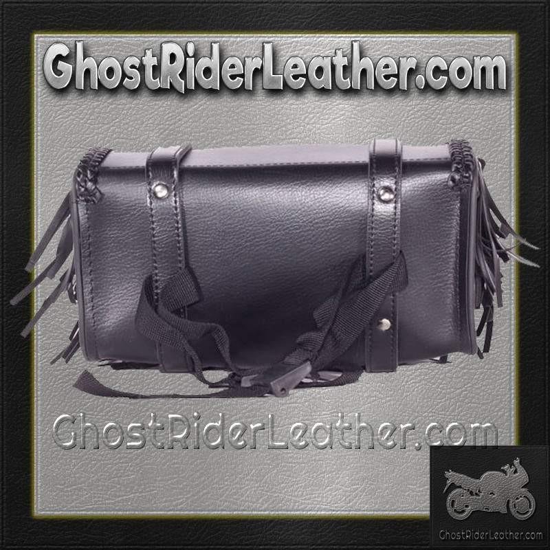 Motorcycle Tool Bag - PVC - Fringe - Fork Bag - 10 Inches - TB3000-12-DL - Image 7