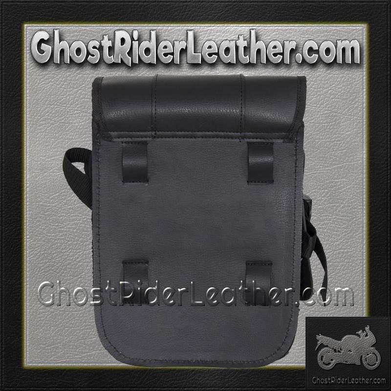 Plain PVC Motorcycle Sissy Bar Bag with Gun Holster - SKU SB86-DL - Image 6