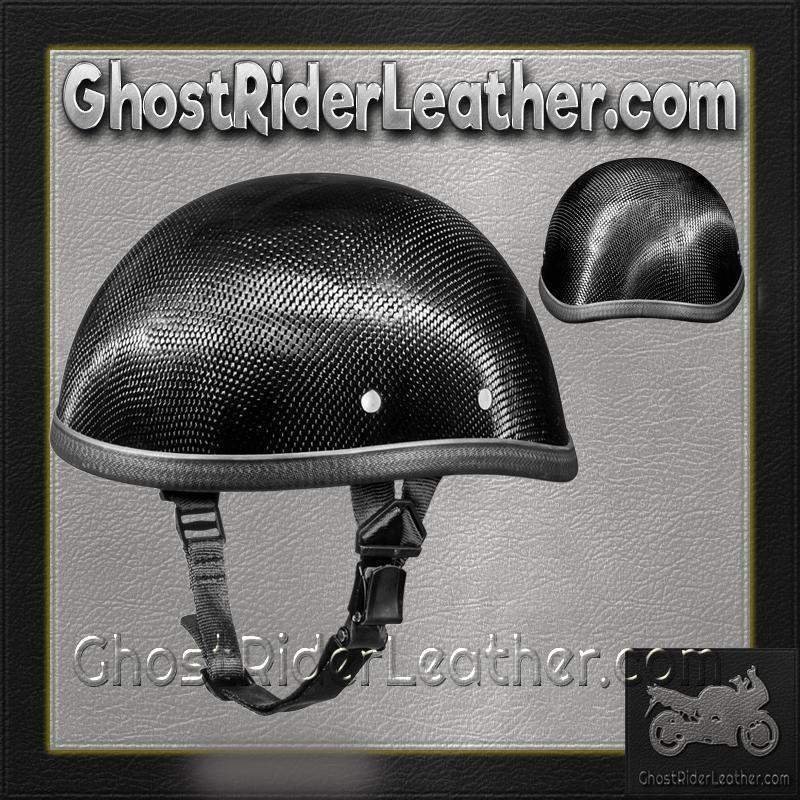 Novelty Motorcycle Helmet - Real Carbon Fiber - Eagle Shorty - 2002G-DH - Image 11