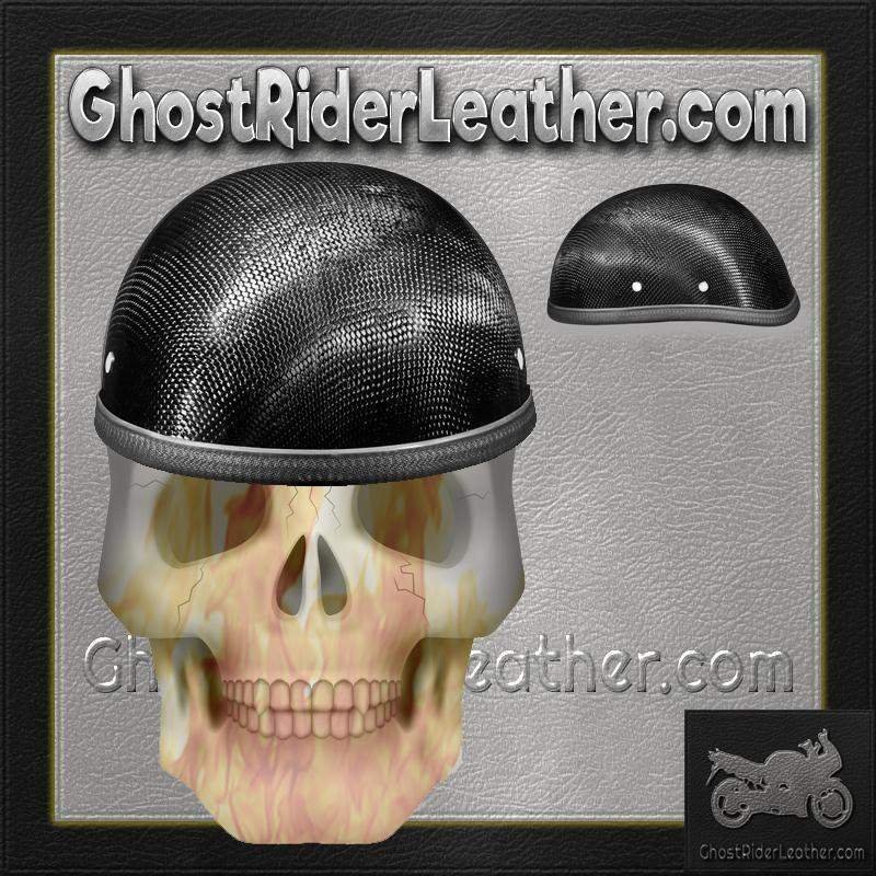 Novelty Motorcycle Helmet - Real Carbon Fiber - Eagle Shorty - 2002G-DH - Image 9