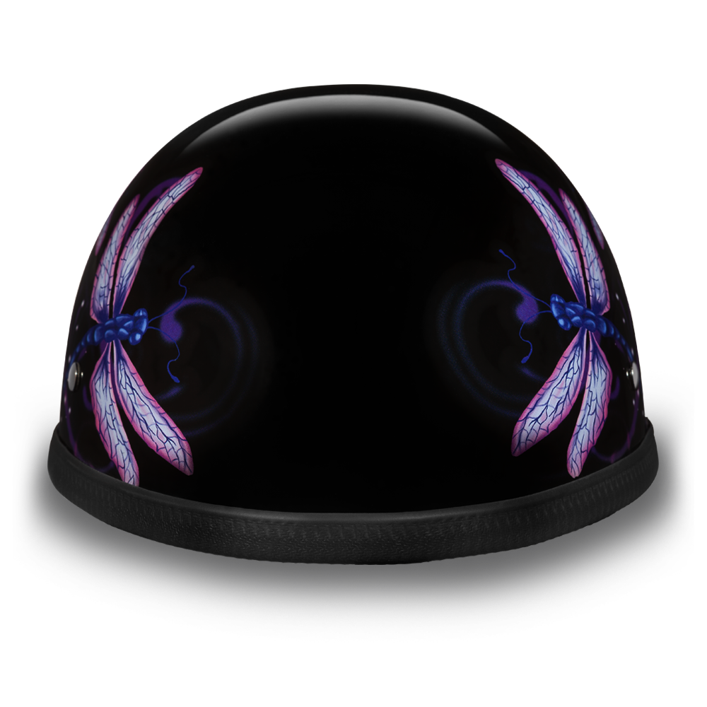 Novelty Motorcycle Helmet - Dragonfly - Eagle Shorty - 6002DF-DH - Image 2