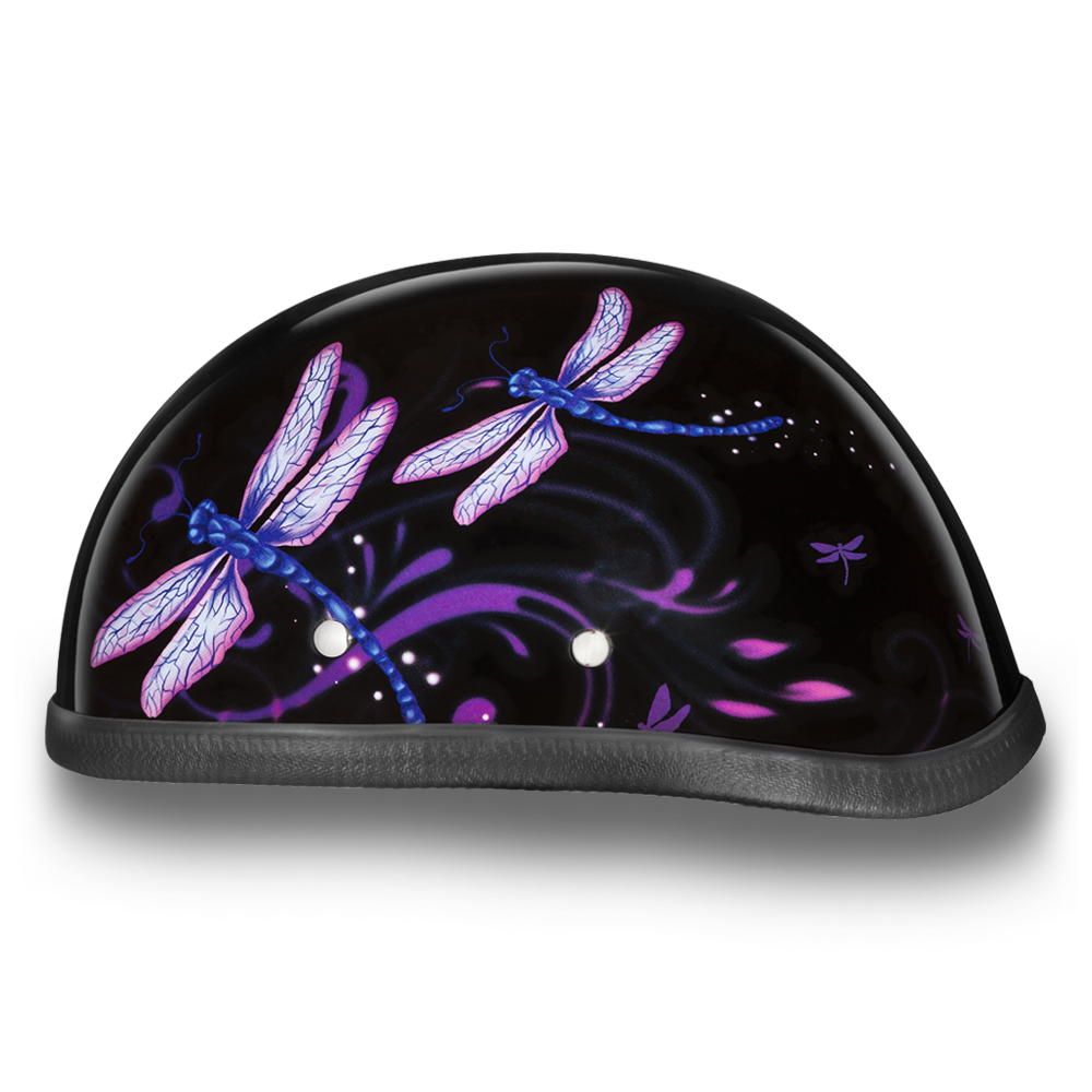 Novelty Motorcycle Helmet - Dragonfly - Eagle Shorty - 6002DF-DH - Image 6