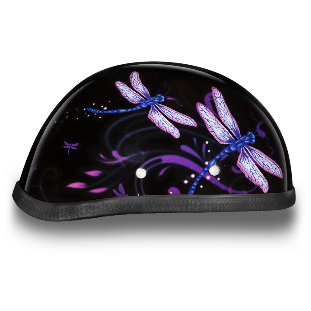 Novelty Motorcycle Helmet - Dragonfly - Eagle Shorty - 6002DF-DH - Image 8