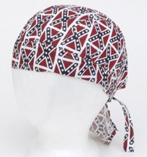 12 Rebel Flag Cotton Skull Caps - Pack of 12 - Dozen - Durags - AC234-DL