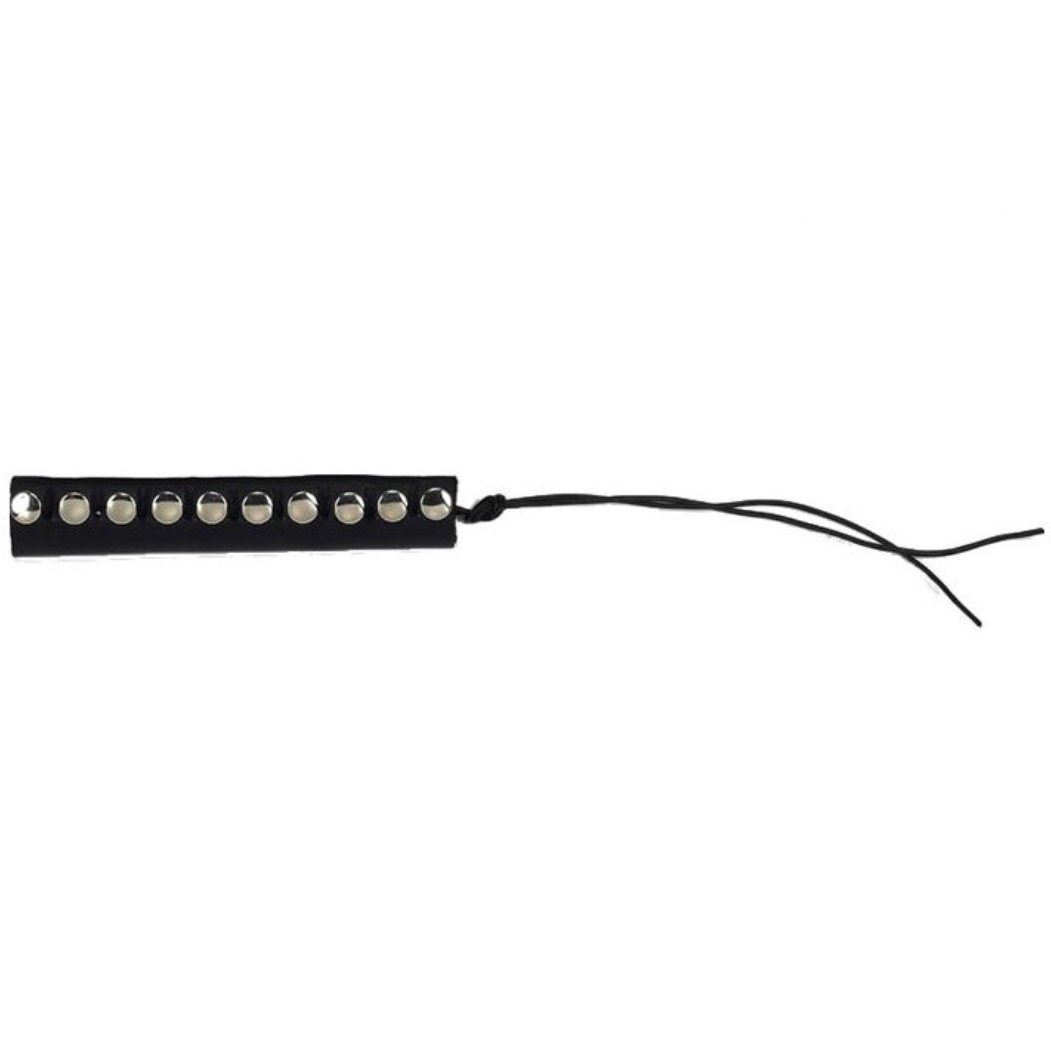 Pony Tail Holder - Hair Accessories - Leather and Chrome Snaps - AC92-DL