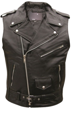 Classic Style Sleeveless Motorcycle Vest - Jacket - SKU AL2012-AL