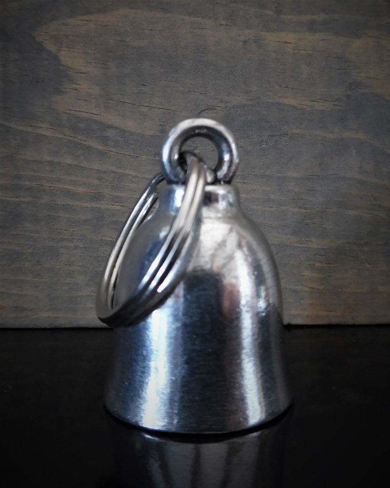 FTW - Pewter - Motorcycle Spirit Bell - Made In USA - SKU BB104-DS - Image 2