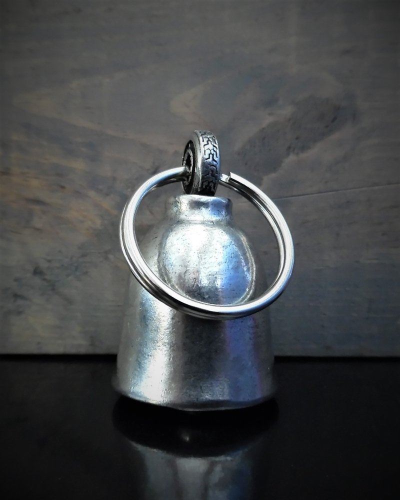 Jesus Cross - Pewter - Motorcycle Spirit Bell - Made In USA - SKU BB108-DS - Image 2
