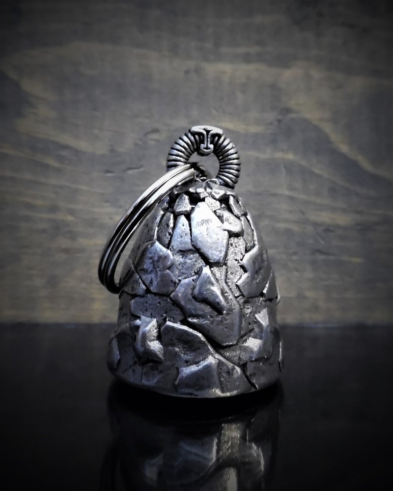 Celtic Cross - Pewter - Motorcycle Spirit Bell - Made In USA - SKU BB31-DS - Image 2