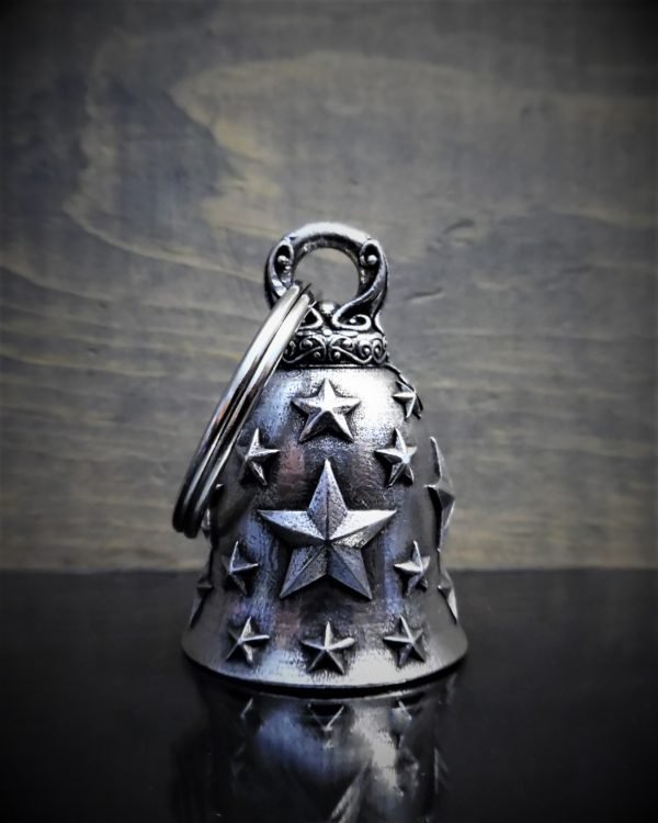 Star - Pewter - Motorcycle Gremlin Bell - Made In USA - SKU BB42-DS - Image 2