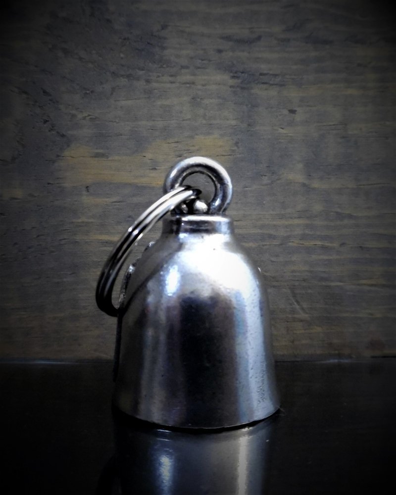 Canadian Flag - Pewter - Motorcycle Spirit Bell - Made In USA - SKU BB50-DS - Image 2