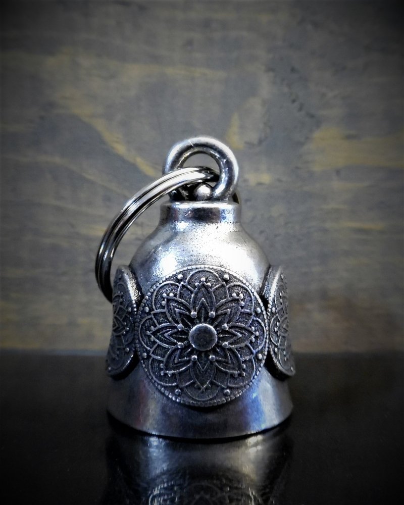 Moon - Pewter - Motorcycle Gremlin Bell - Made In USA - SKU BB64-DS