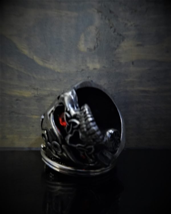 Celtic Skull Diamond - Pewter - Motorcycle Gremlin Bell - Made In USA - SKU BB72-DS - Image 2