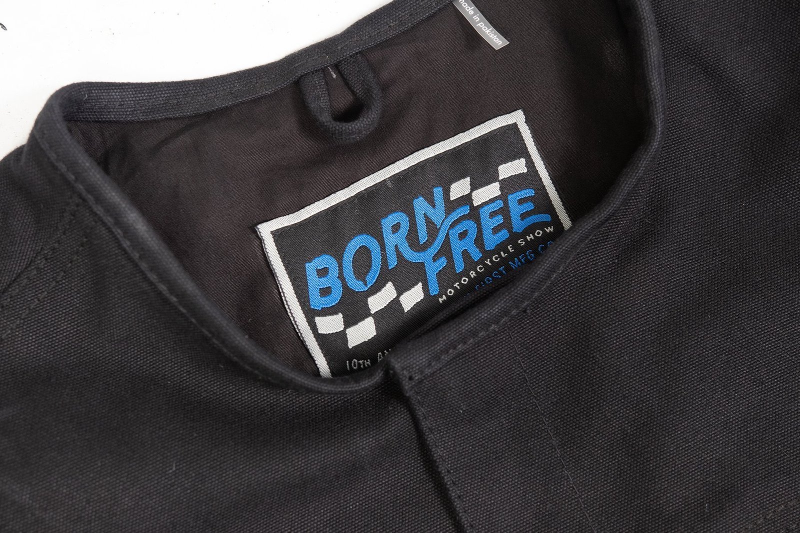 Born Free Fairfax V2 Mens Canvas Motorcycle Vest - BFM637CNVS - Image 3