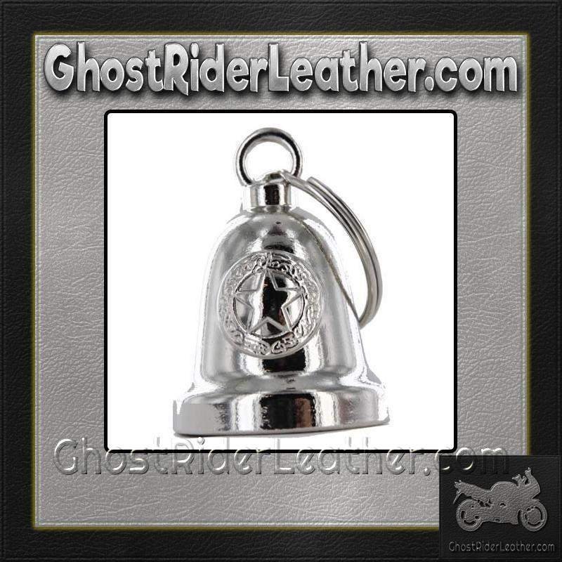 Police Star - Chrome Motorcycle Ride Bell - SKU GRL-BLC24-DL - Image 2