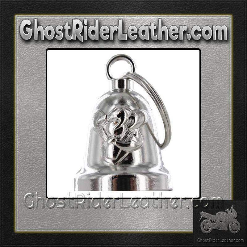 Gripping V-Twin Engine - Chrome Motorcycle Ride Bell - SKU GRL-BLC28-DL - Image 2