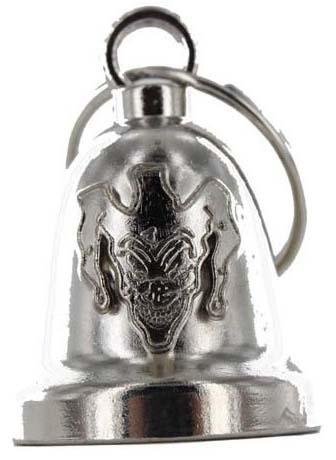 Evil Joker - Chrome Motorcycle Ride Bell - SKU GRL-BLC30-DL