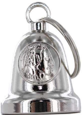 Motorcycle Ride Bell - Spirit Bell - Indian Head - Chrome - BLC33-DL