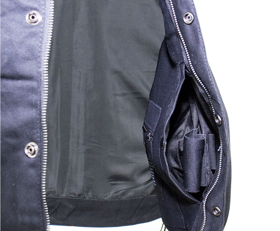 Denim Motorcycle Club Vest - Men's - Up To Size 60 - Big and Tall - CL-MV9320-ZIP-BD-DL - Image 6