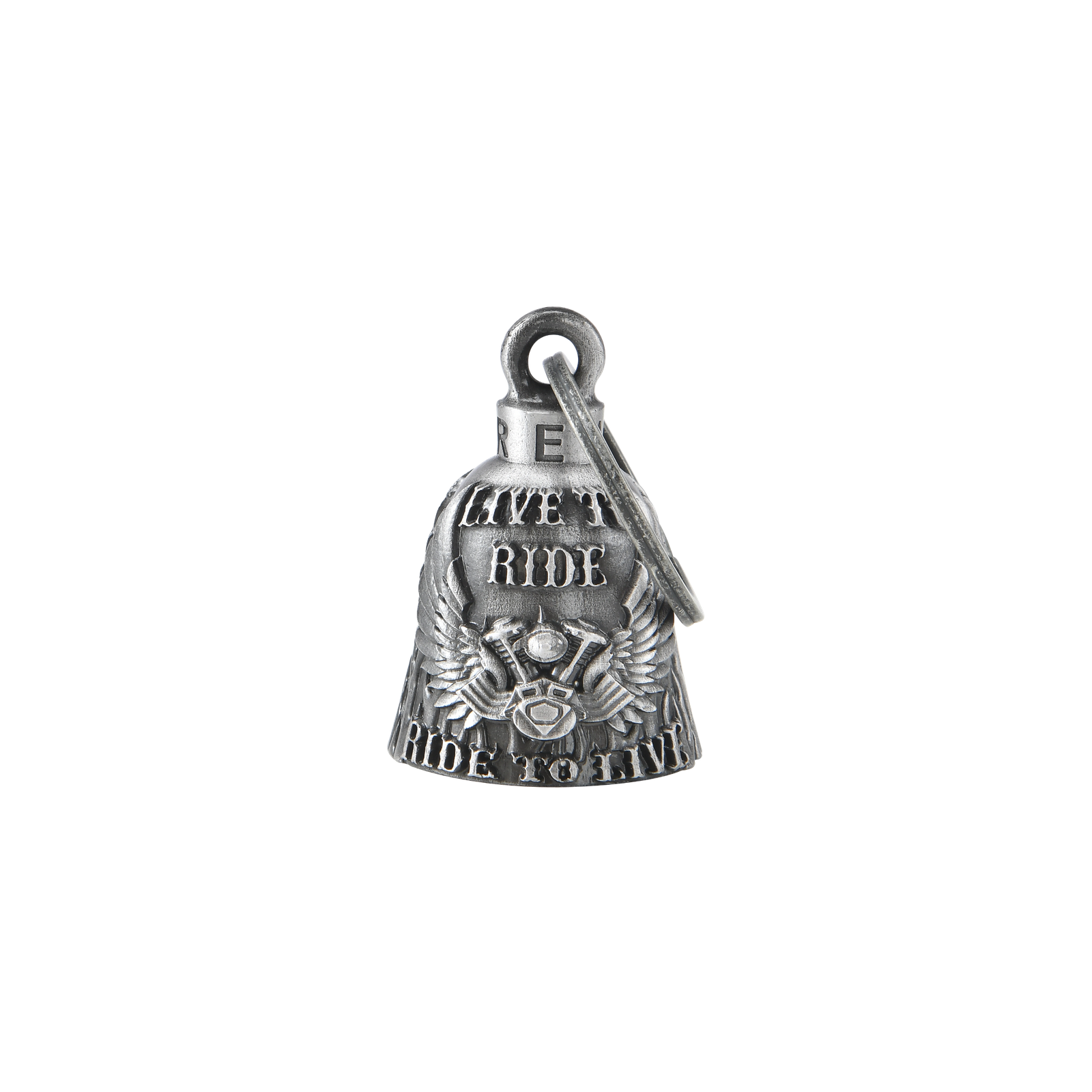 Motorcycle Ride Bell - 3D - Live To Ride - V-Twin - Spirit Bell - Gremlin - DBL26-L-DL - Image 2