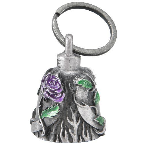 Motorcycle Ride Bell - 3D - Purple Rose - Spirit Bell - Gremlin - DBL30-L-DL - Image 3
