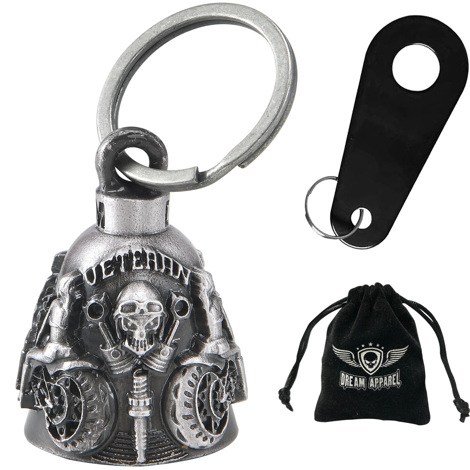 Motorcycle Ride Bell - 3D - Veteran - Heavy Bikes - Spirit Bell - Gremlin - DBL33-L-DL