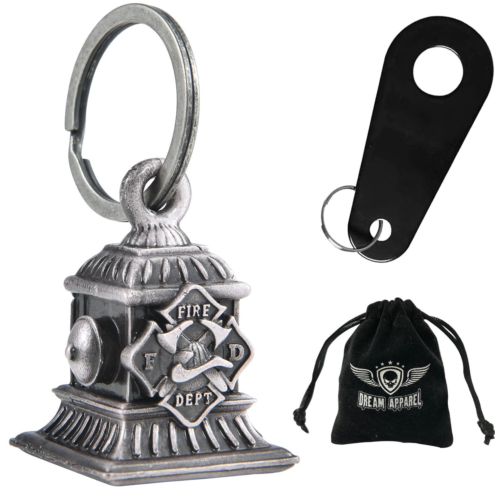 Motorcycle Ride Bell - 3D - Fire Department - Spirit Bell - Gremlin - DBL47-L-DL