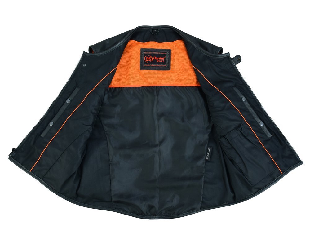 Leather Motorcycle Vest - Men's - Updated SWAT Team - Up To 8XL - Silent Strike - RC007-RC - Image 14