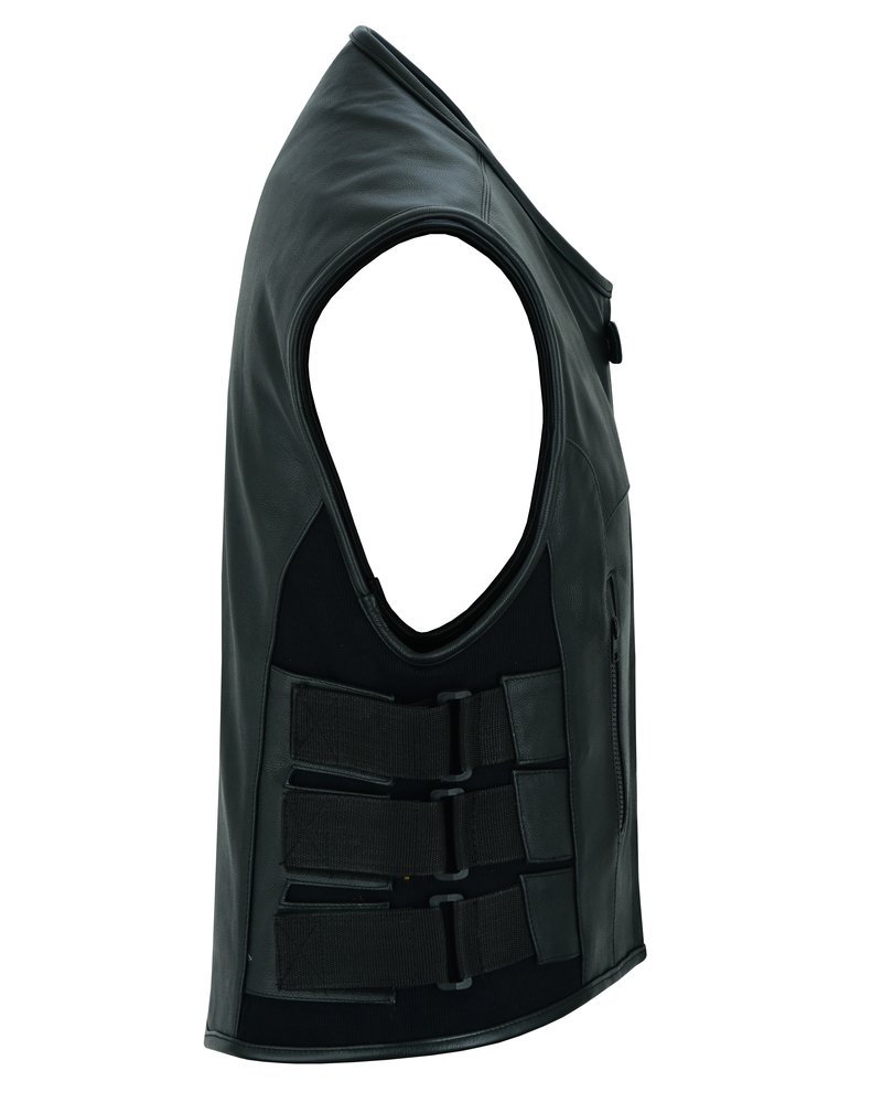 Leather Motorcycle Vest - Men's - Updated SWAT Team - Up To 8XL - Silent Strike - RC007-RC - Image 18
