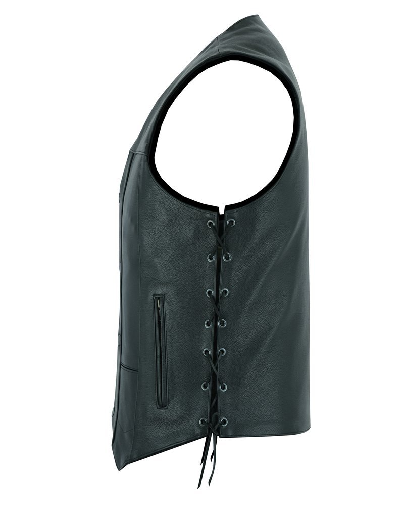 Leather Motorcycle Vest - Men's - 10 Pockets - Utility - Up To 8XL - Line Ranger - RC100-RC - Image 11