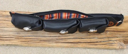 Black Pebble Leather Freedom Sling - SKU DS10111-DS - Image 3