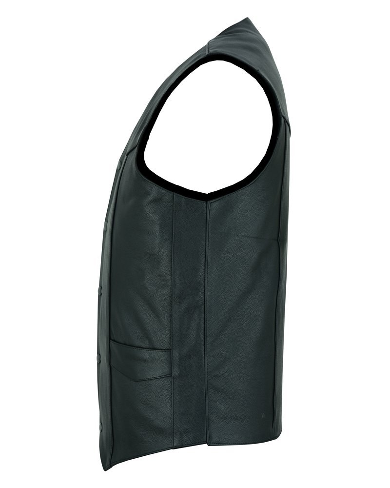 Leather Motorcycle Vest - Men's Tall - Up To Size 6XL - Big and Tall - RC162-TALL-RC - Image 13