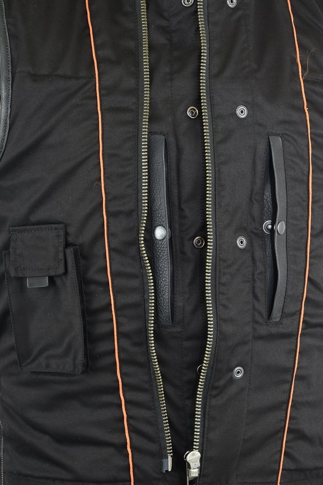 Leather Motorcycle Vest - Men's - Upgraded Club - Up To 12XL - PICK-RC188-RC - Image 5