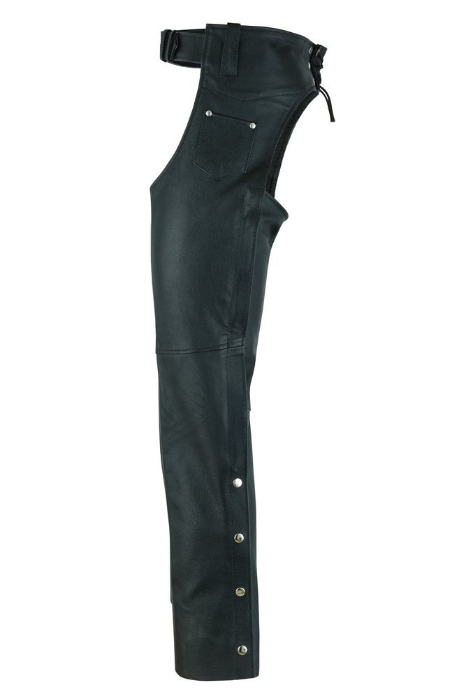 Men's Leather Chaps - Motorcycle - Unisex - Big - Up To 10XL - DS-400-DS - Image 5