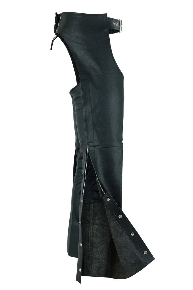 Men's Leather Chaps - Motorcycle - Unisex - Big - Up To 10XL - DS-400-DS - Image 6