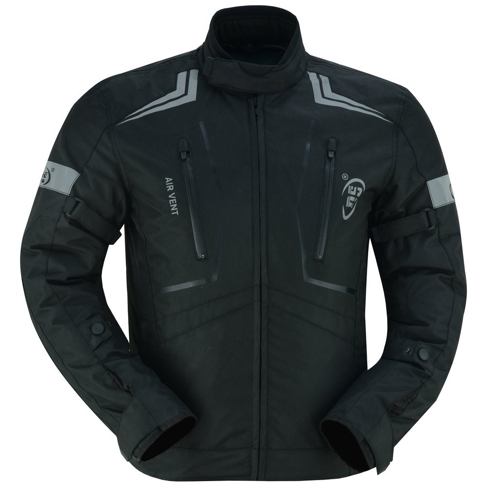 Mesh Motorcycle Jacket - Men's - Flight Wings - Black - Up To 5XL - DS4610-DS - Image 8