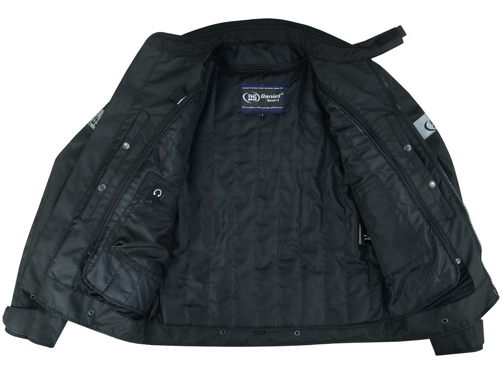 Mesh Motorcycle Jacket - Men's - Flight Wings - Black - Up To 5XL - DS4610-DS - Image 6
