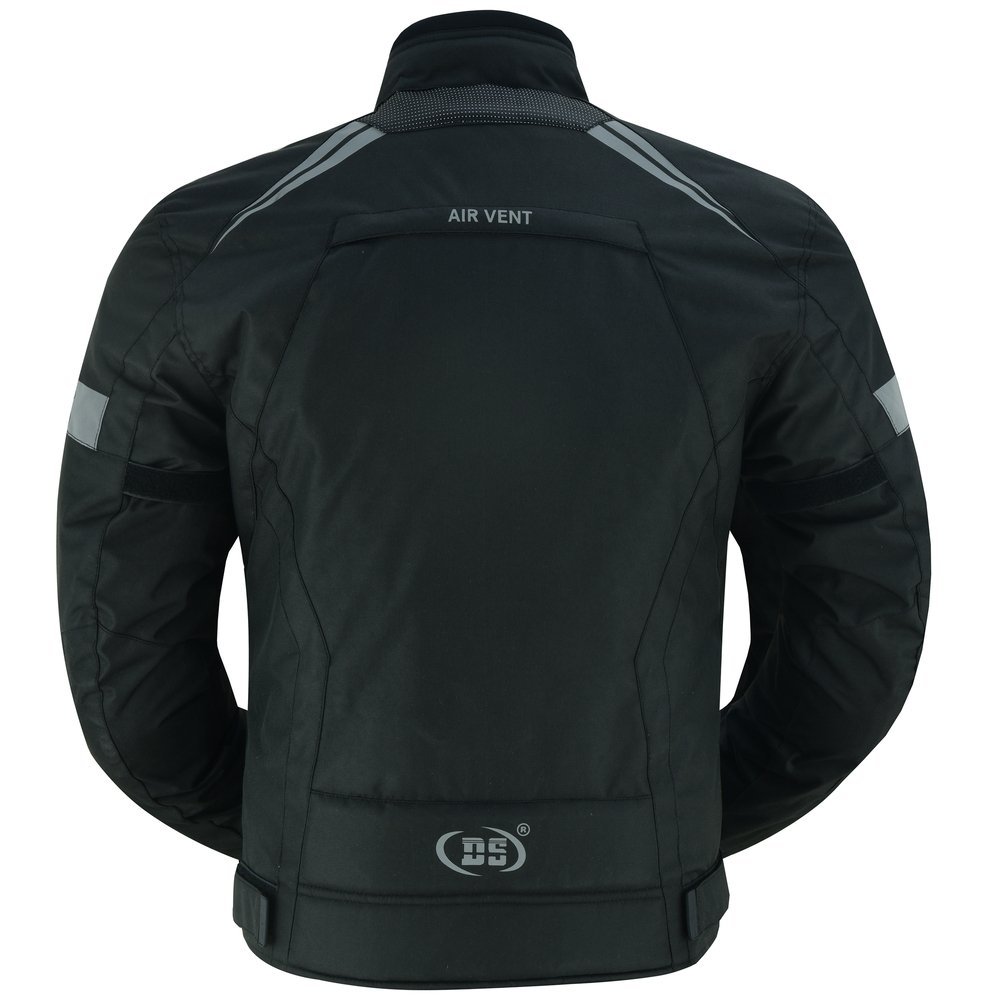Mesh Motorcycle Jacket - Men's - Flight Wings - Black - Up To 5XL - DS4610-DS - Image 5