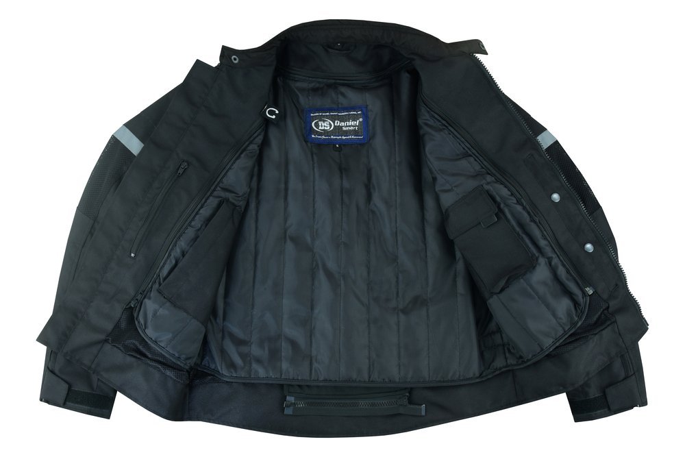 Mesh Motorcycle Jacket - Men's - Black - Up To 5XL - DS764-DS - Image 5