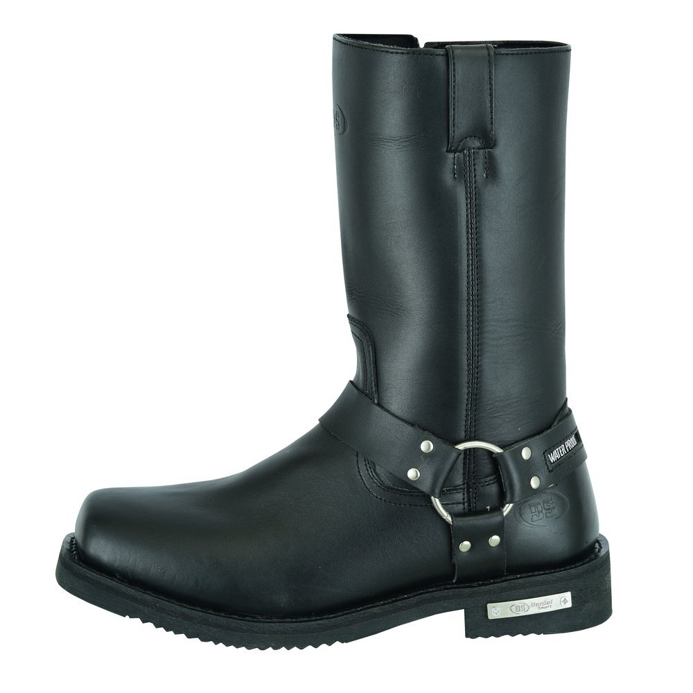 Leather Motorcycle Boots- Men's - Waterproof - Harness - DS9739-DS - Image 3