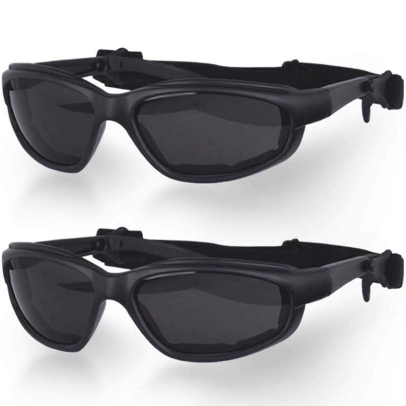 His and Hers Daytona Goggles With Smoke Lens - G-S-HH-DH