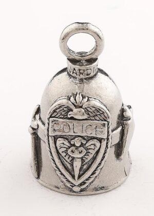 Police - Pewter - Motorcycle Guardian Bell® - Made In USA - SKU GB-POLICE-DS