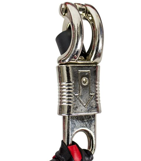 Get Back Whip - Black and Red Leather - 42 Inches - GBW6-11-DL - Image 2