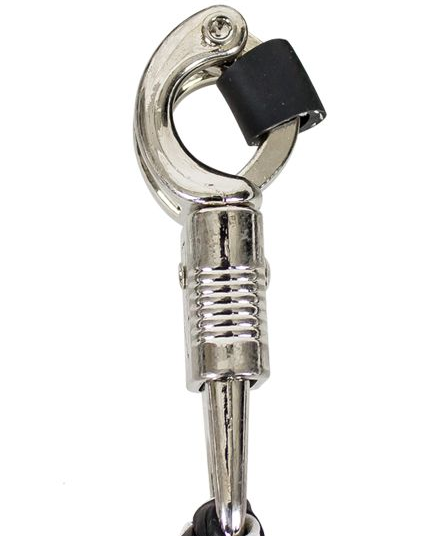 Get Back Whip - Black and White Leather - 42 Inches Long - Motorcycle Accessories - GBW7-11-DL - Image 2