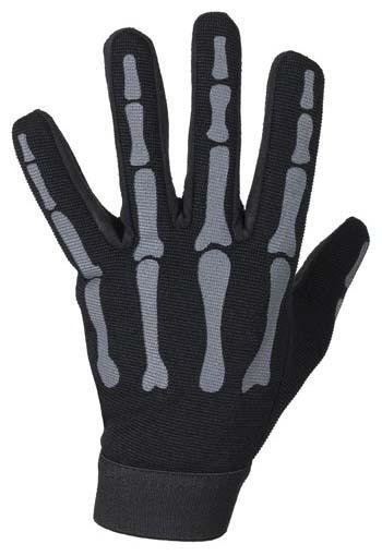 Skeleton Mechanics Gloves in Black and Gray - Similar to Storage Wars Barry Weiss - GL2045-GREY-DL