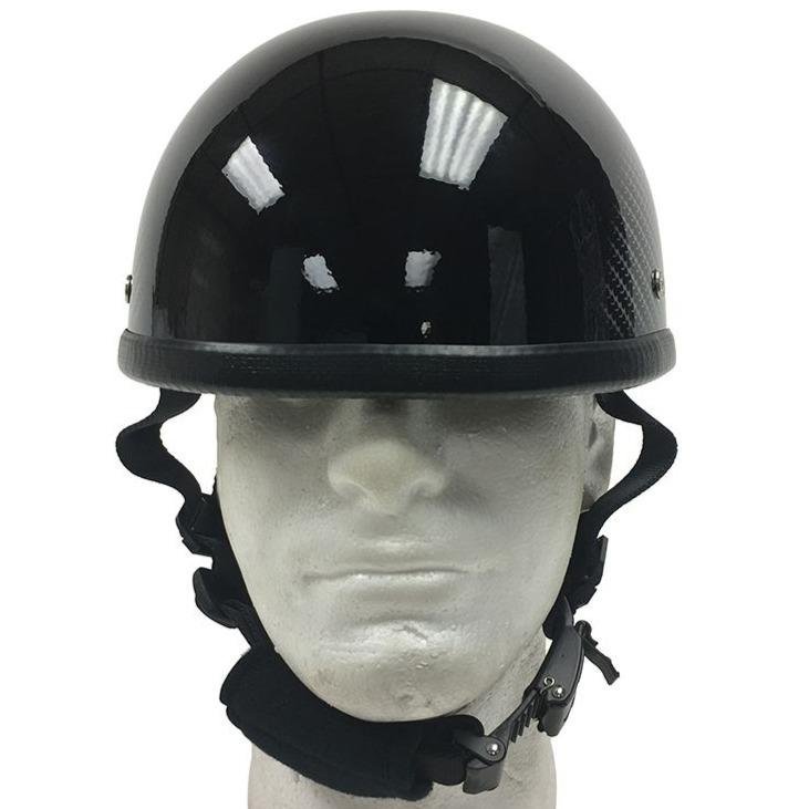 Novelty Motorcycle Helmet - Tire Tread - Shorty - H401-CF-1-DL - Image 5