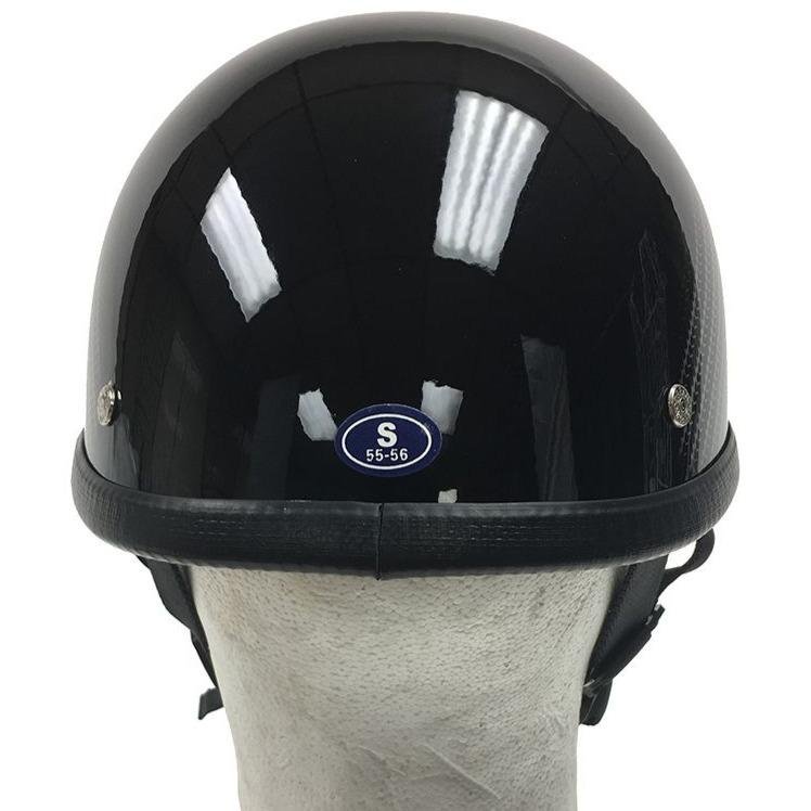 Novelty Motorcycle Helmet - Tire Tread - Shorty - H401-CF-1-DL - Image 6