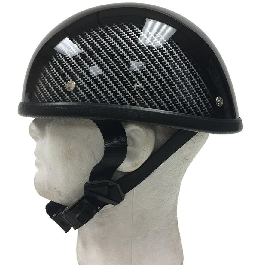 Novelty Motorcycle Helmet - Tire Tread - Shorty - H401-CF-1-DL